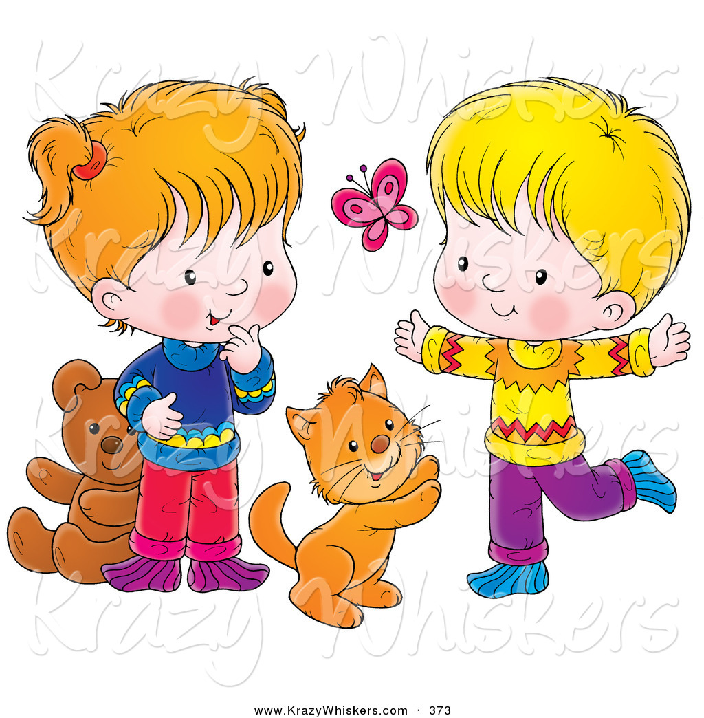 boy and girl playing clipart - photo #18