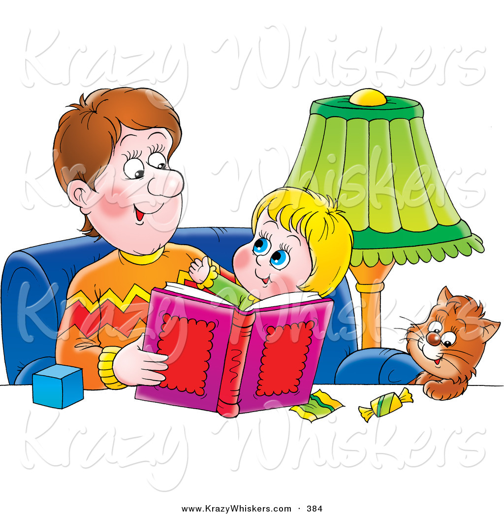 family reading clipart - photo #11