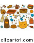 Critter Clipart of Feline Icons and Items by BNP Design Studio