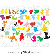 Critter Clipart of Colorful Bugs and Animals by Alex Bannykh