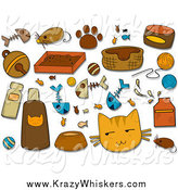Critter Clipart of Feline Icons and Items by BNP Design Studio
